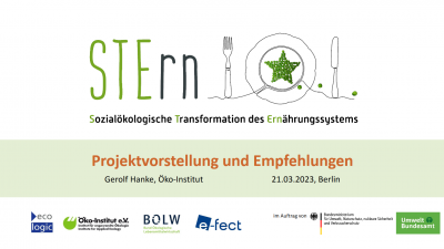 Abschlussworkshop „Bausteine für die Transformation zu einem nachhaltigen Ernährungssystem“